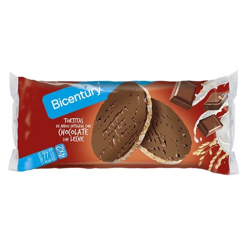 BICENTURY Coquetes d'arròs amb xocolata amb llet
