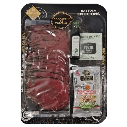 LA BASSOLA Pack carpaccio de vedella adobat