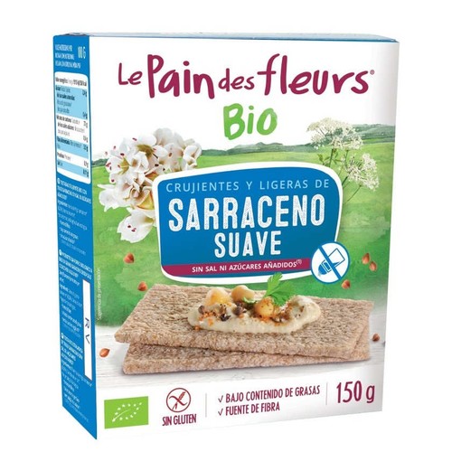 PAIN FLEURS Torrades de blat sarraí ecològic sense sal