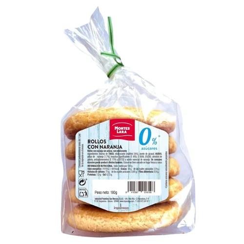 Bizcochos 0% azúcares añadidos