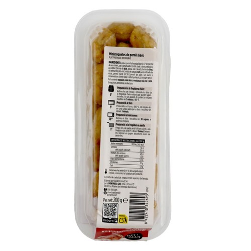 TERRA I TAST Minicroquetes de pernil d'enceball ibèric