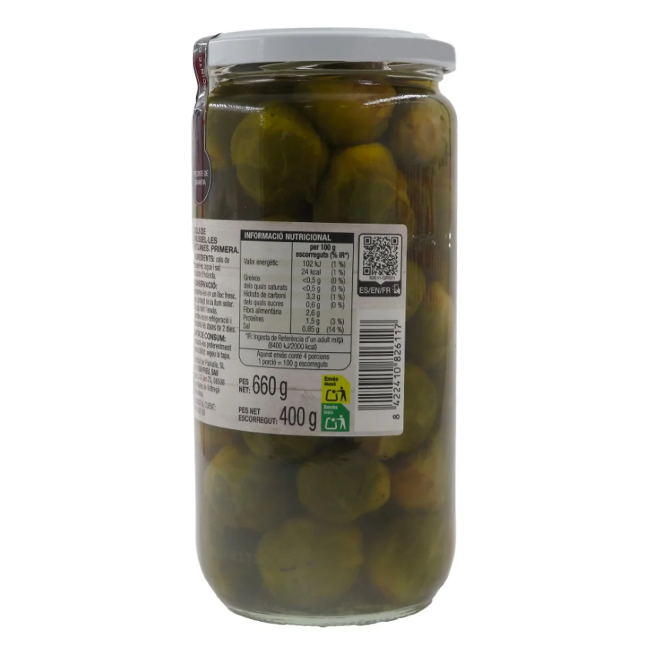 BONPREU Coles de Bruselas medianas primera