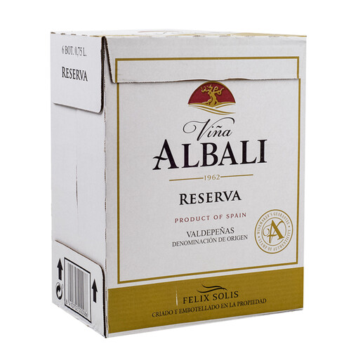 VINYA ALBALI Caixa de vi negre DO Valdepeñas reserva