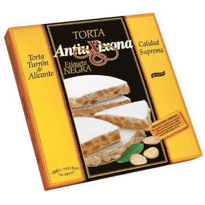 Imagen de ANTIU XIXONA Taula torró d'Alacant etiqueta negra