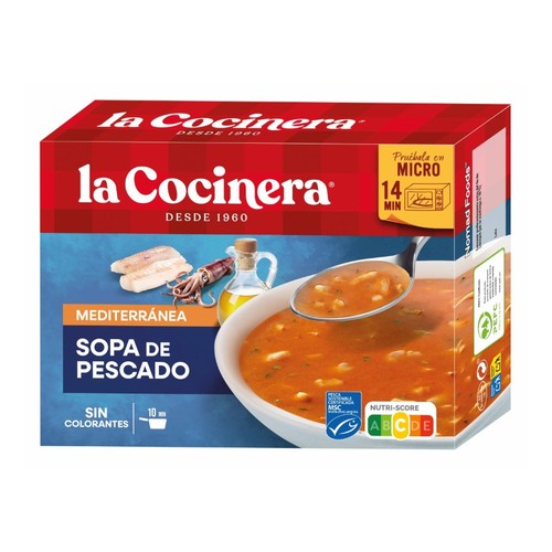 LA COCINERA Sopa de peix Mediterrània