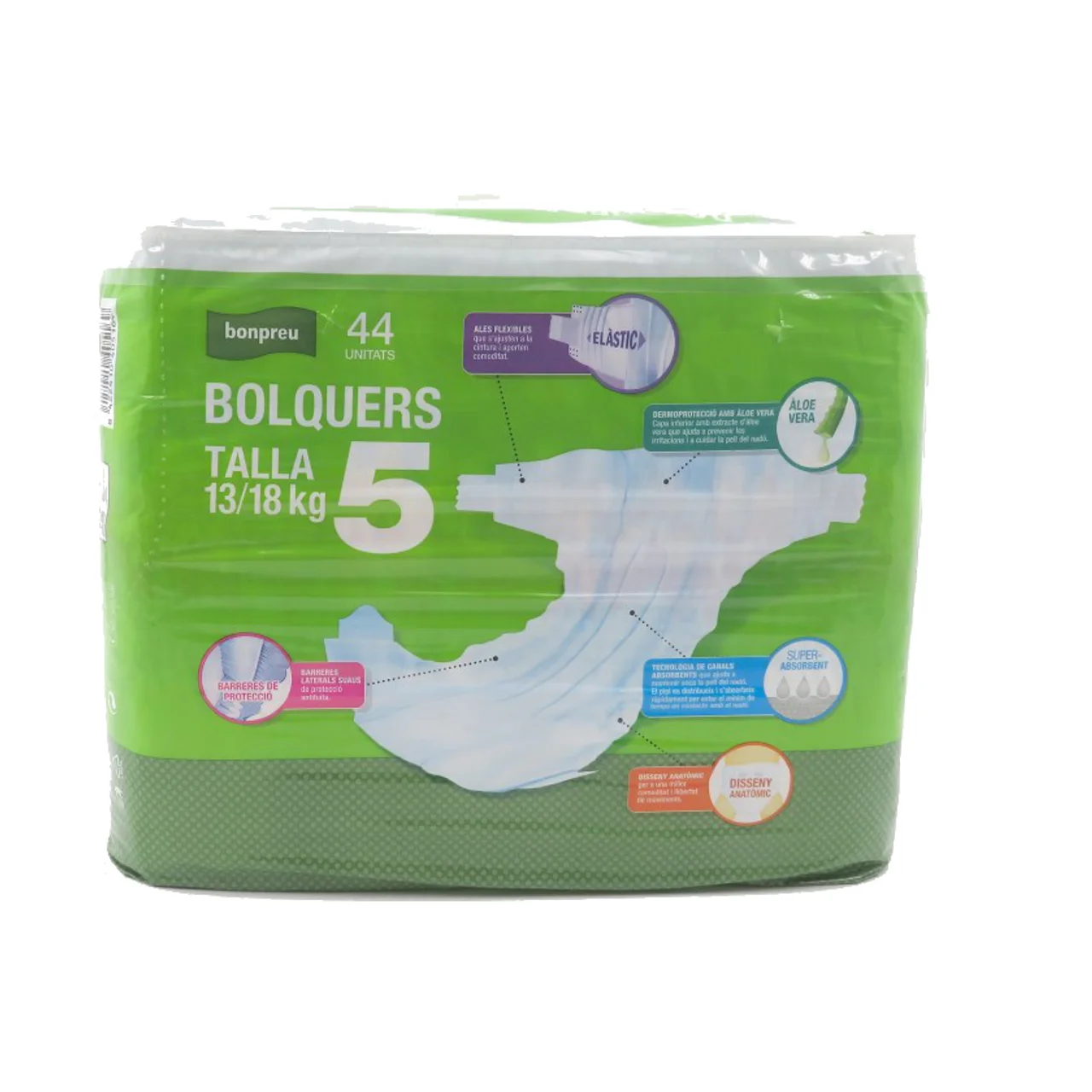 BONPREU Pañales T5 (13-18 kg)