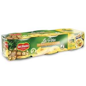 Piña troceada en su jugo