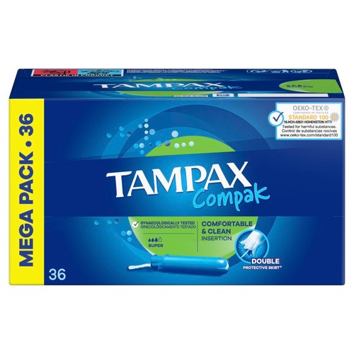 TAMPAX COMPAK Tampons super