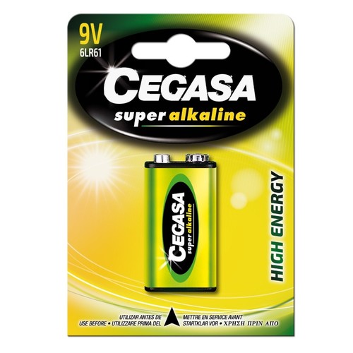 CEGASA Pila superalcalina 9V.6LR61