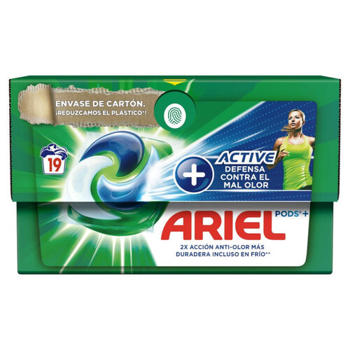 ARIEL Detergent líquid Active de 19 càpsules