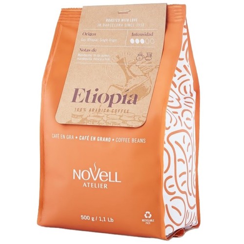NOVELL Cafè en gra natural Etiopia Km0