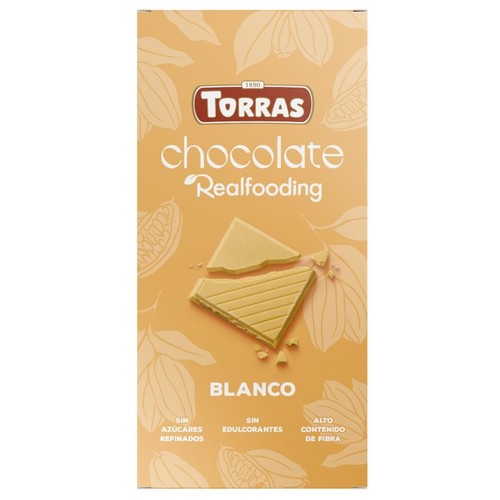 TORRAS  Xocolata blanca Realfooding
