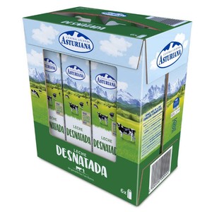 Imagen de ASTURIANA Llet desnatada 6x1L en cartró