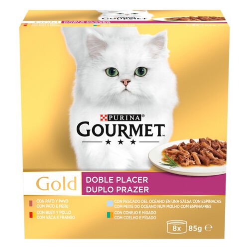 GOURMET GOLD Menjar en assortit variat per a gat adult