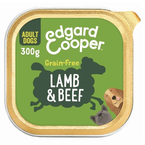 EDGARD & COOPER Menjar humit amb xai i boví per a gos
