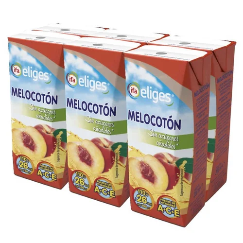 Zumo de manzana en cartón