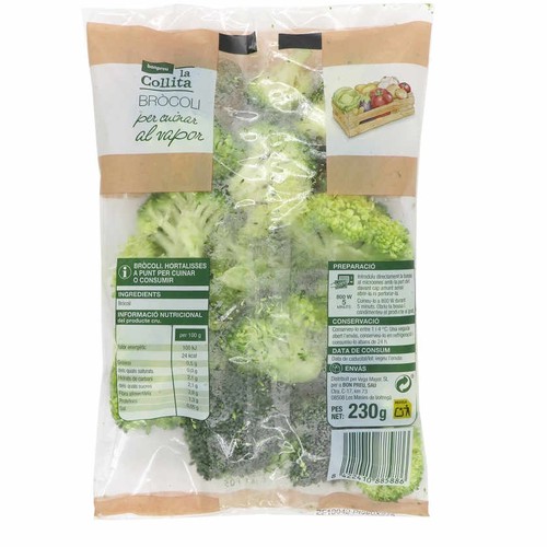 LA COLLITA Bròcoli per cuinar al vapor