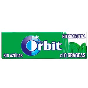 Imagen de ORBIT Xiclets de menta verda sense sucre