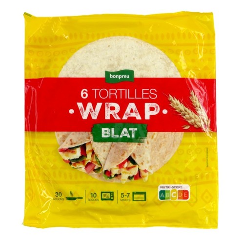 BONPREU Wrap de farina de blat