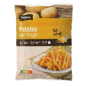 BONPREU Patatas para freír corte extrafino