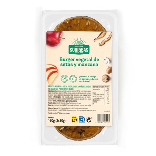 SORRIBAS Hamburguesa de poma i bolets