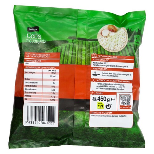 BONPREU Ceba trossejada