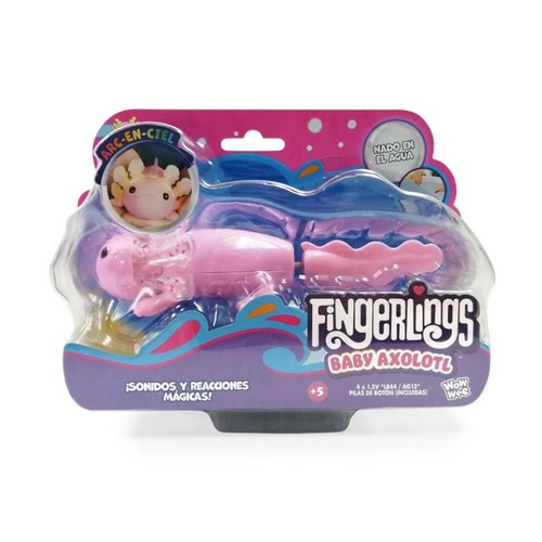 FINGERLINGS Mascota interactiva Axolot
