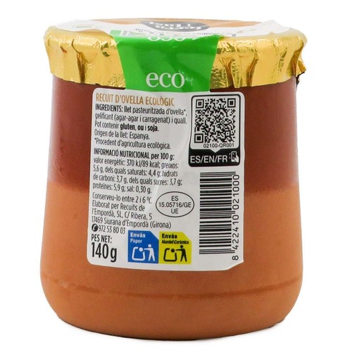 TERRA I TAST Recuit d'ovella ecològic