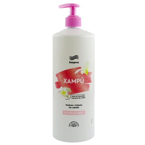 BONPREU Xampú amb oli d'ametlles i vainilla