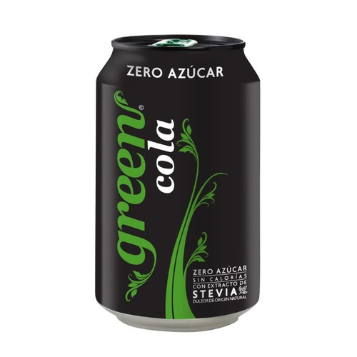 GREEN Refresc de cola sense sucre en llauna