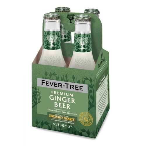 FEVER TREE Pack 4u.refresc tònica Ginger