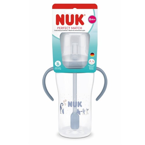 NUK Tassa amb canyeta de silicona +8m