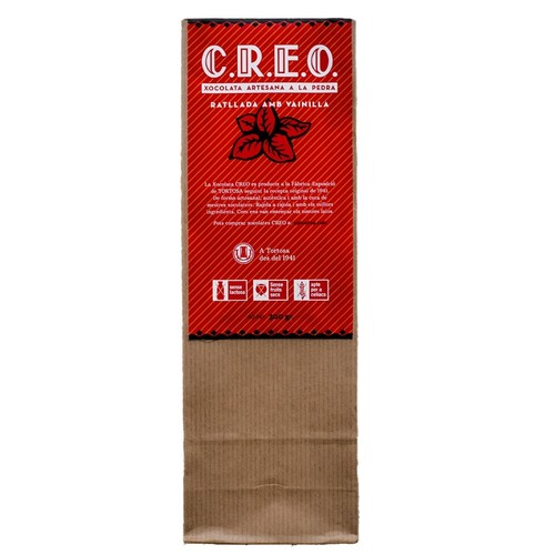 CREO Xocolata ratllada amb vainilla Km0