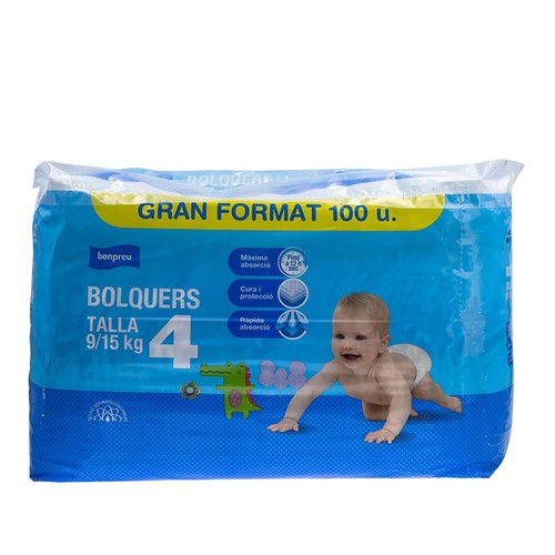 BONPREU Bolquers T4 (9-15 kg)