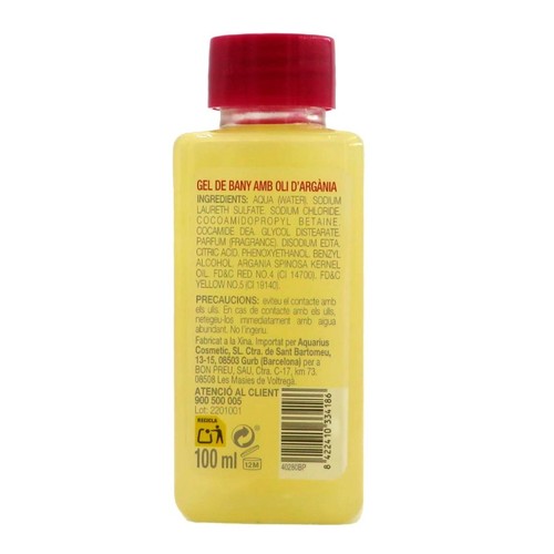 BONPREU Gel de bany amb oli d'argània