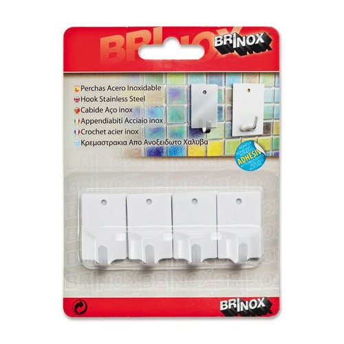BRINOX Penjador petit lacat blanc 4U