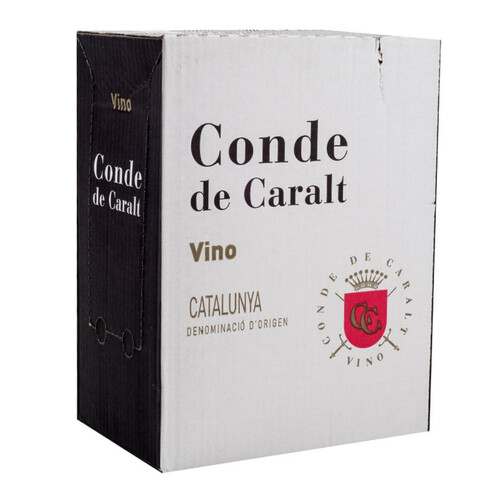 CONDE DE CARALT Caixa de vi blanc DO Catalunya Km0