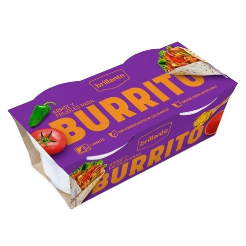 BRILLANTE Arròs burrito