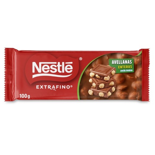 NESTLÉ EXTRAFINO Xocolata amb llet amb avellanes senceres
