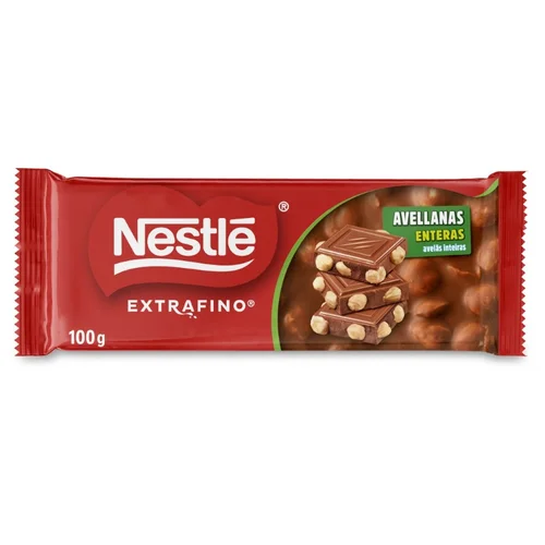Chocolate con leche con almendras enteras