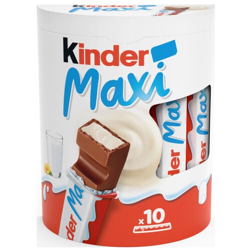 KINDER MAXI Barretes de xocolata amb llet
