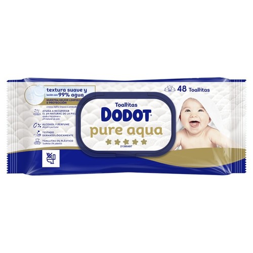 DODOT Tovalloletes humides infantils Pure Aqua