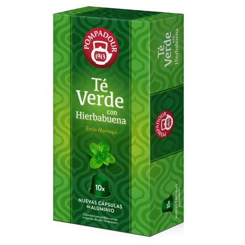POMPADOUR Te verd amb menta
