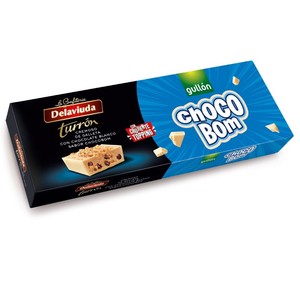 Imagen de DELAVIUDA Torró de xocolata blanca Chocobom