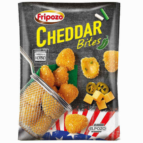 FRIPOZO Porcions de formatge Cheddar Bites