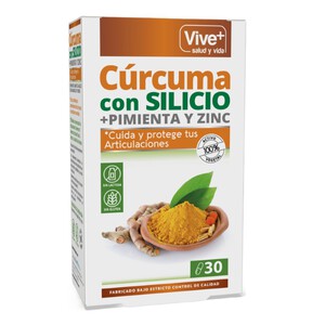 Imagen de VIVEPLUS Cúrcuma amb silici s/gluten