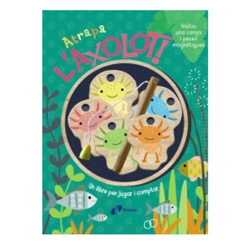 ED. BRÚIXOLA Llibre Atrapa l'axolot! Un llibre per jugar i comptar