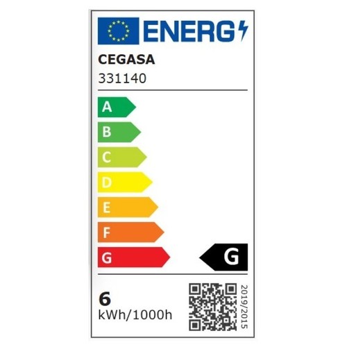CEGASA Bombeta Led GU5.3 llum càlida 6W-2.700K