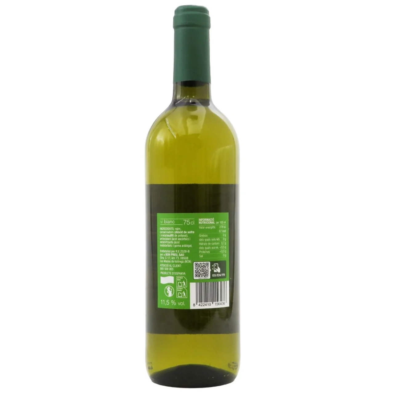 BONPREU Vino blanco
