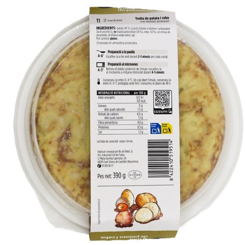 TERRA I TAST Truita de patata i ceba